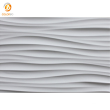 Fireproofing Wave Decorative 3D MDF Board for Decoration